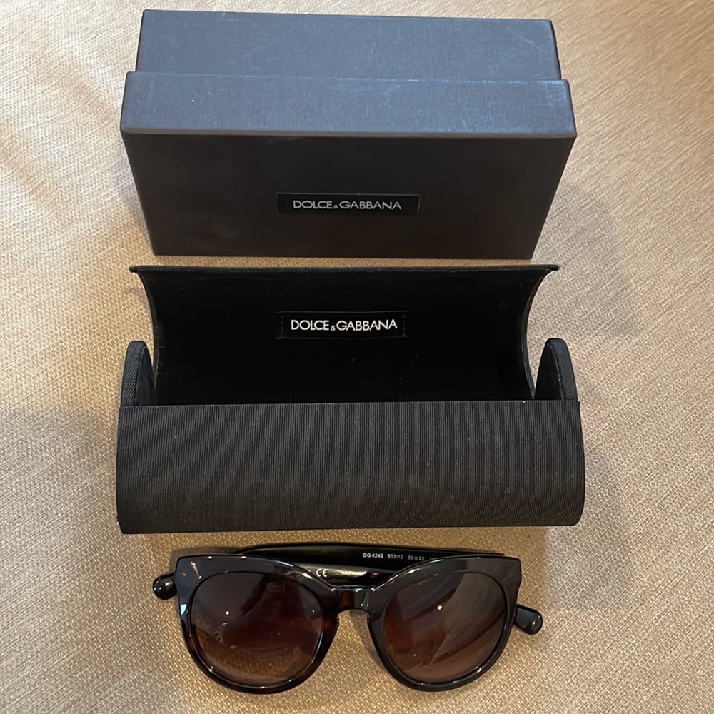 Dolce & Gabbana Dark Brown Sunglasses